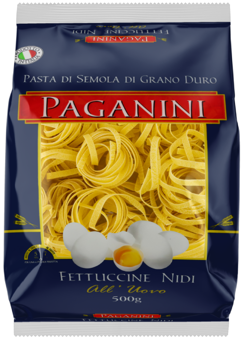 Fettuccine Nidi com Ovos Paganini