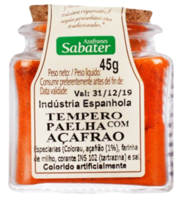 Paella com Açafrão Sabater
