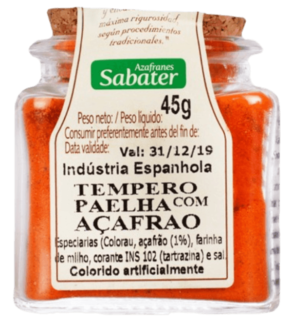 Paella com Açafrão Sabater