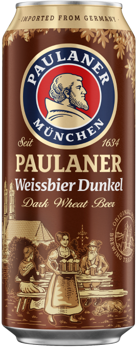 Cerveja Paulaner Weissbier Dunkel - Lata