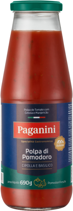 Polpa de Tomate com Manjericão Paganini