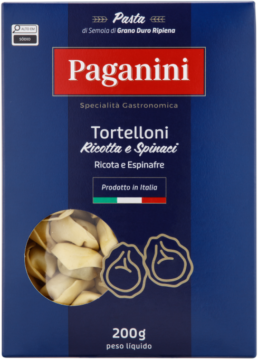 Tortelloni Ricotta e Spinaci (Ricota e Espinafre) Paganini