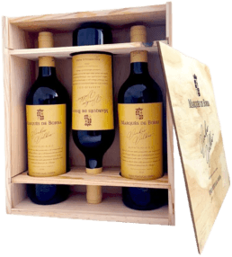 Kit Marquês de Borba Vinhas Velhas DOC com Caixa de Madeira