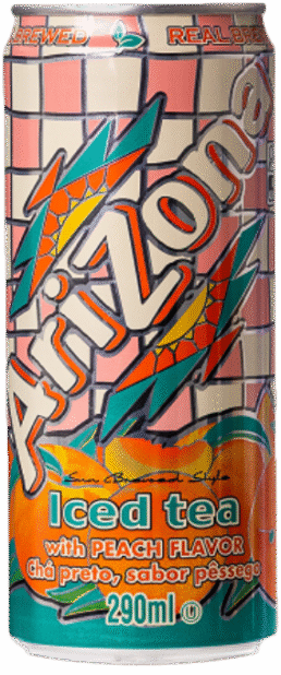 Chá Preto Gelado Sabor Pêssego Arizona