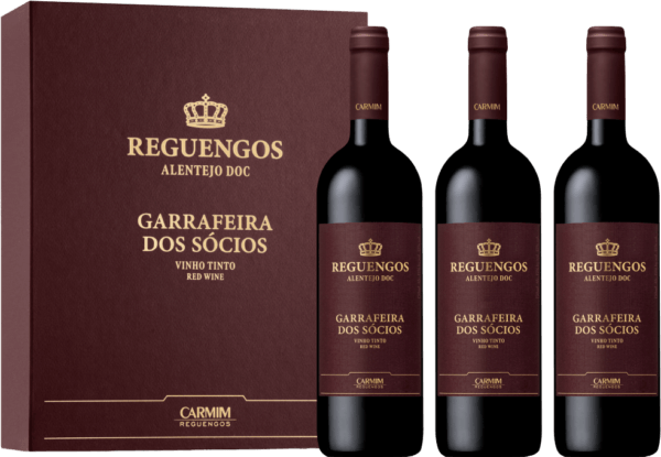 Kit Reguengos Garrafeira dos Sócios com Estojo de Luxo